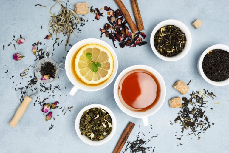 Cups with Tea