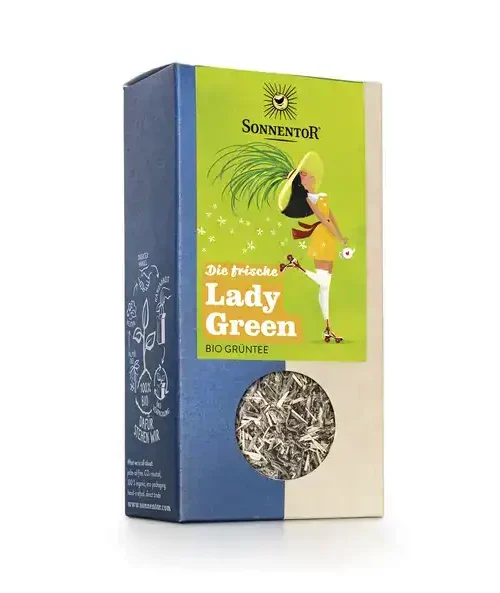01222_sonnentor_official Organic Green Loose Tea Fresh Lady