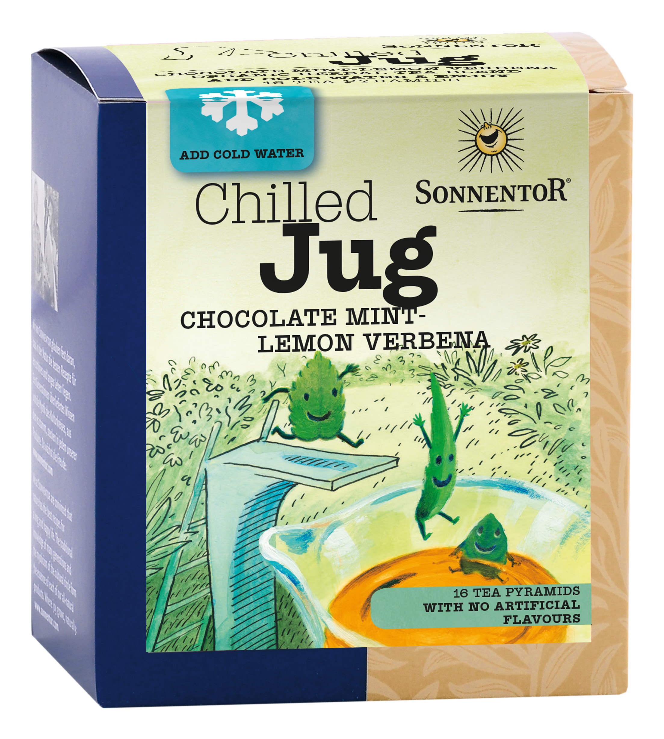 Chilled Jug Chocolate Mint-Lemon Verbena Tea organic