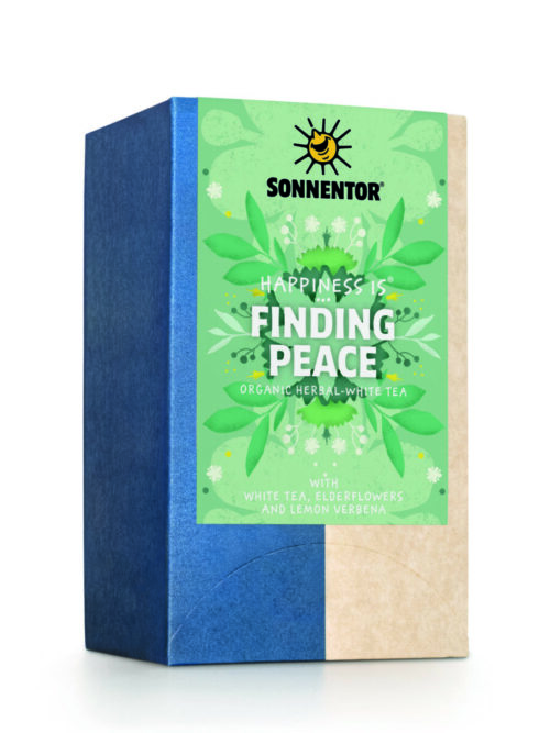 Generated image Finding Peace Tea Happiness is® organic